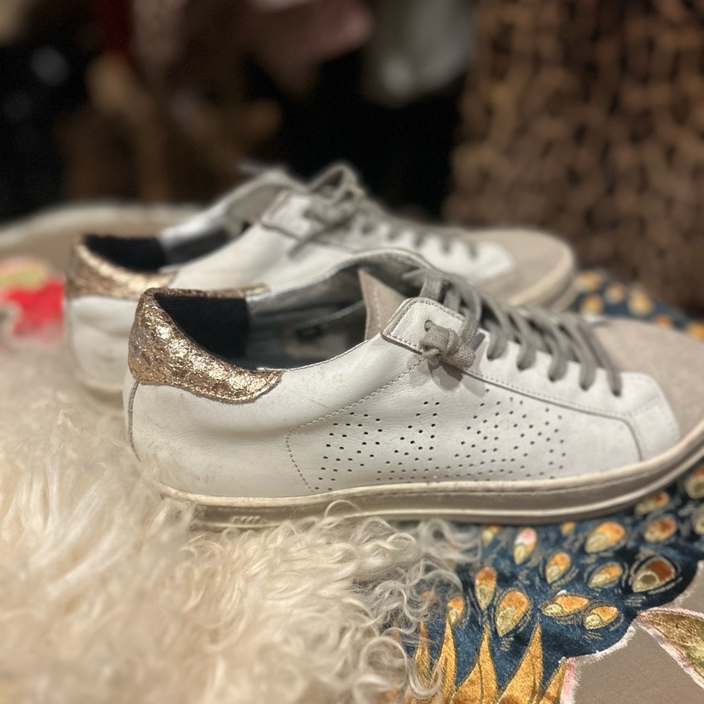 P448 sneakers rose gold / off white / grey